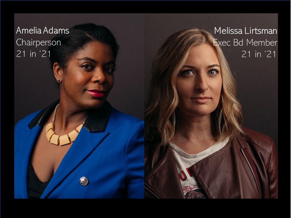 2 women banner