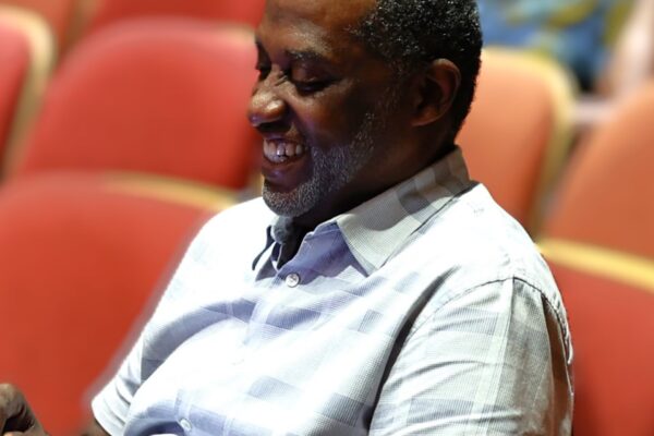 Hassan Bakiriddin, president of the Unified Political Association at an event at Center for Law and Social Justice.