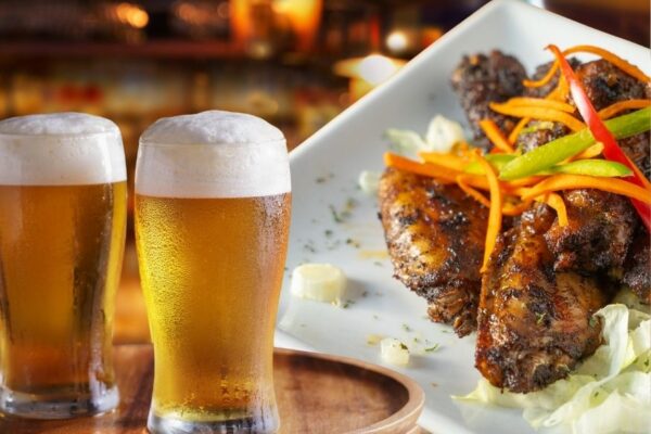 Fusion East Wings and Beer for Superbowl