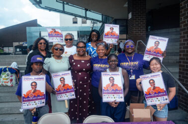 Labor Rally for Zinerman