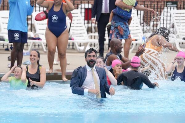 NYC outdoor pool