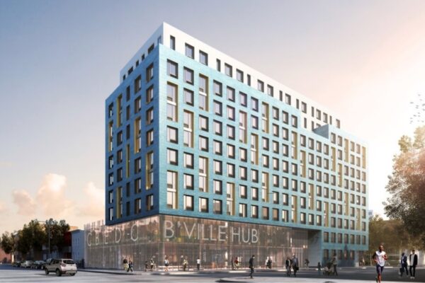 Rendering of Glenmore Manor Apartments in Brownsville Brooklyn by Think! Architecture and DesignThink! Architecture and Design and Brisa Builders