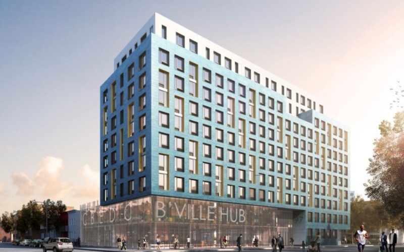 Rendering of Glenmore Manor Apartments in Brownsville Brooklyn by Think! Architecture and DesignThink! Architecture and Design and Brisa Builders