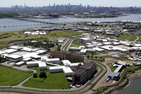 Photo by Menny Borovsk Rikers Island, East River, New York