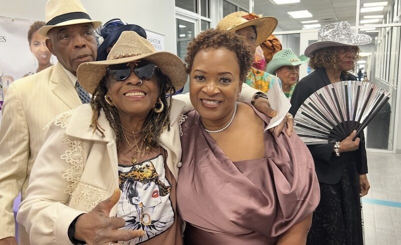 Assemblywoman Nikki Lucas with Easter Hat Pageant participants 2025 - photo credit: Kim Gill