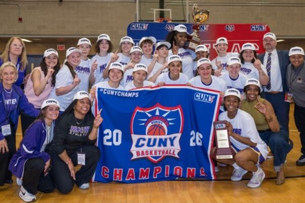 CUNYAC Women's Basketball Champs Hunter College photo courtesy CUNYAC