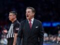 Head coach Rick Pitino of the St. John's Red Storm gestures from the sideline during the BIG EAST Men's Basketball Tournament game against the Connecticut Huskies at Madison Square Garden in New York City, New York, on March 14, 2026. (Photo by Federico Torres/NurPhoto via AP)