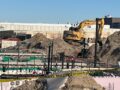 Thomas Jefferson HS Field Construction with Crane photo by NYC Newswire