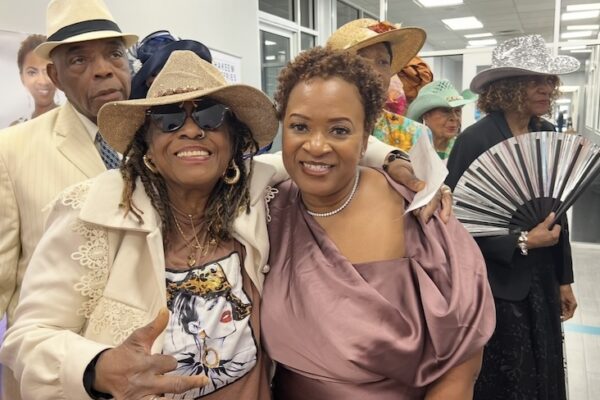 Assemblywoman Nikki Lucas with Easter Hat Pageant participants 2025 - photo credit: Kim Gill