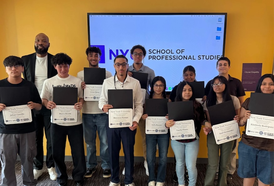 NYCFC’s City in the Community and NYU Teach AI to Young Leaders
