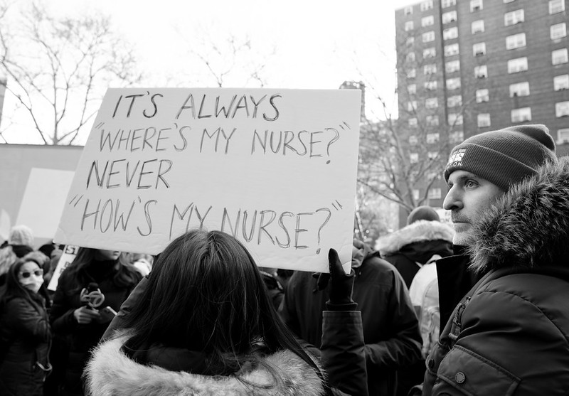 NYC Nurses Strike Day 11 – Hospitals Warn of Benefit Loss