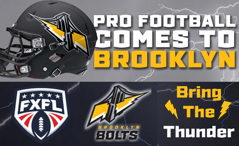 Pro Football Comes to Brooklyn NYC Frontpage